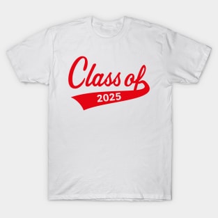 Class Of 2025 (School’s Out / Graduation / Red) T-Shirt